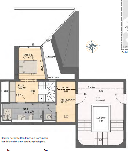 Wohnung 10 - Grundriss 5. OG